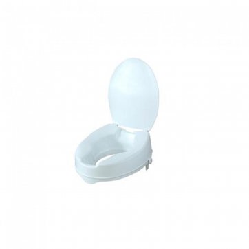 ΜΟΒΙΑΚ Raised Toilet seat 10 cm with clamps and lid