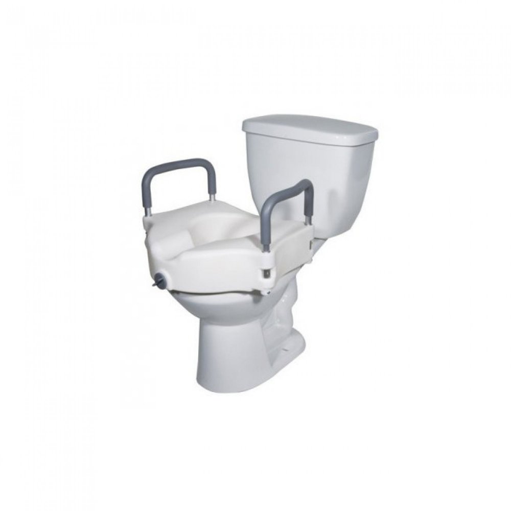 Raised Toilet 10 cm with arm support