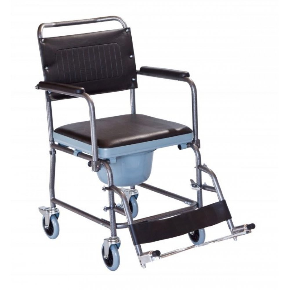 Wheelchair with commode