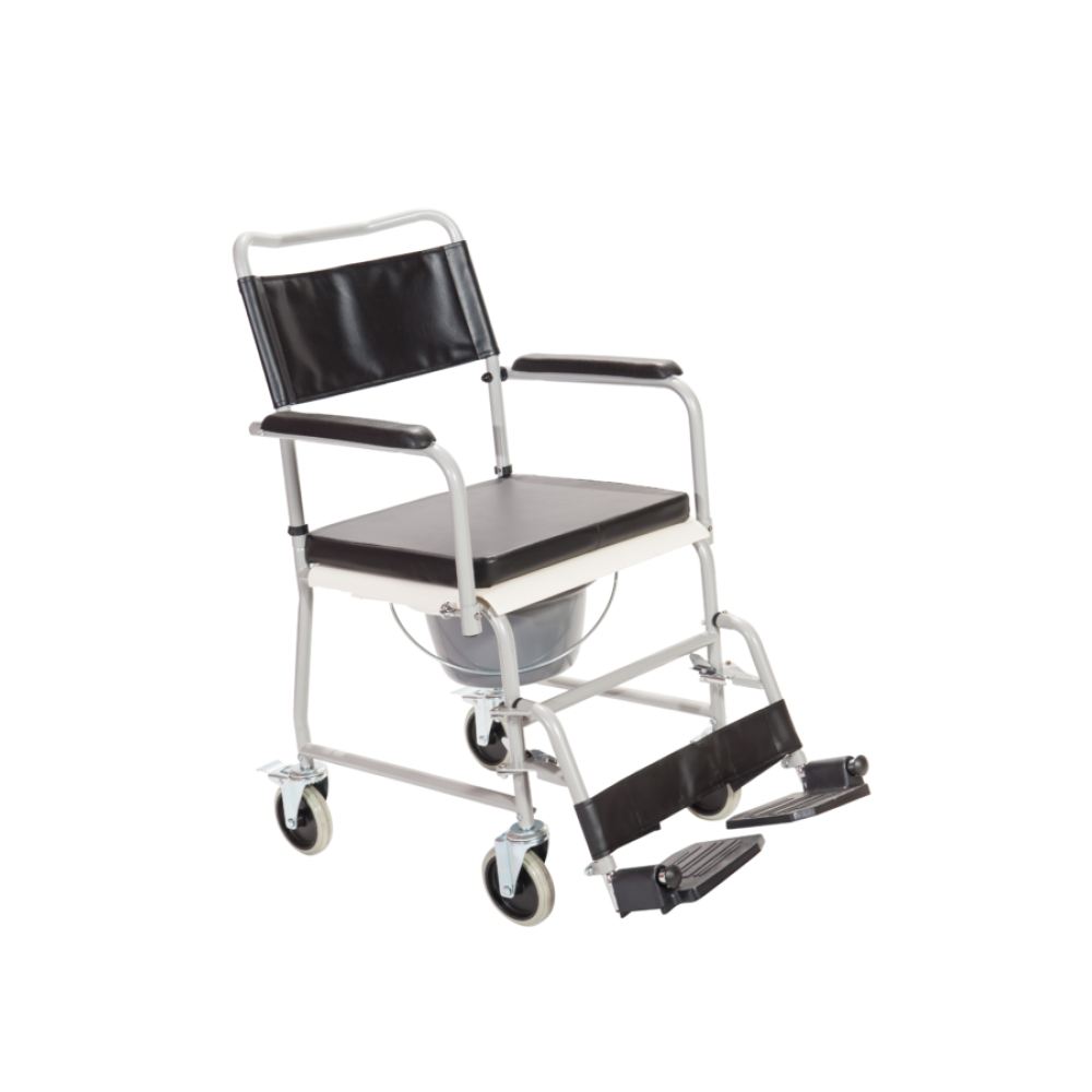 Wheelchair with commode