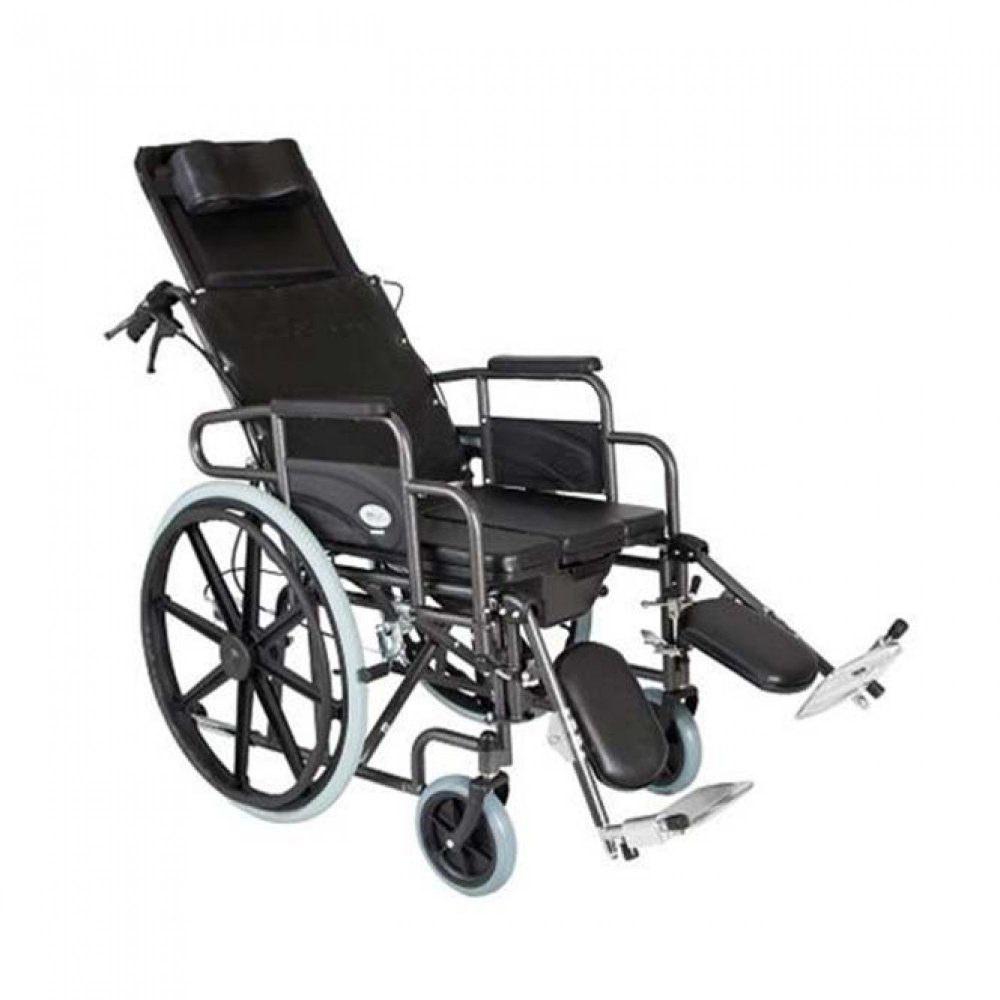 Special Reclining Wheelchair with Commode