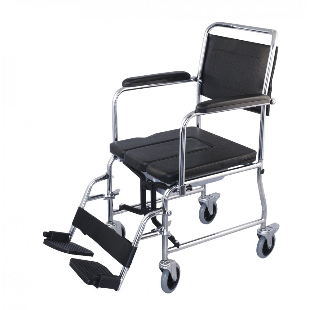 Wheelchair simple basic with commode