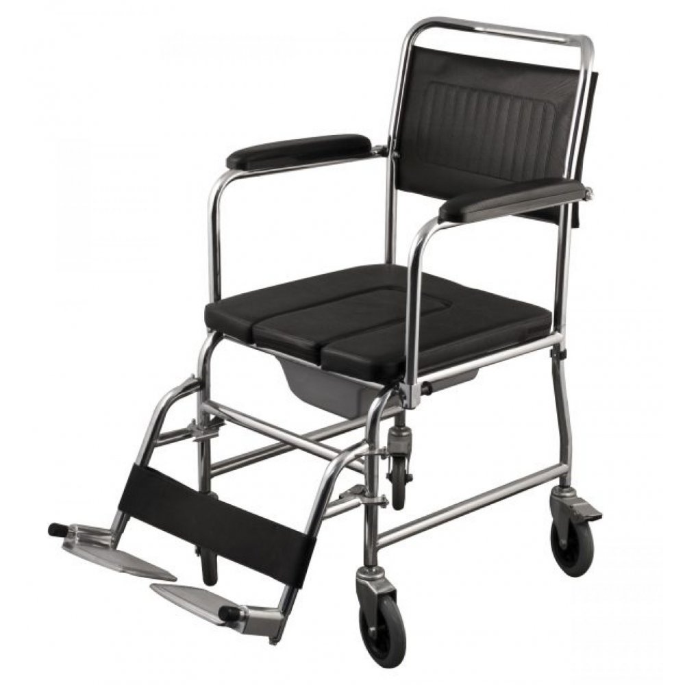 Wheelchair with commode