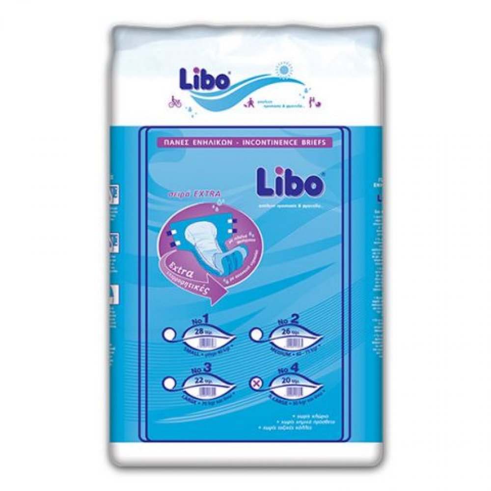 Libo Incontinence Diapers, Extra Series No2 26pcs. (Medium)
