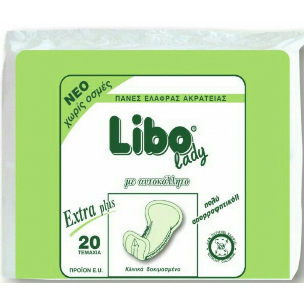 Incontinence Sanitary Napkins Libo Lady 20pcs.