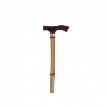 ΜΟΒΙΑΚ Bamboo Wooden Stick with Imitation Horn Hundle